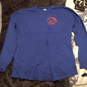 Blue long sleeve Boise State Broncos shirt
